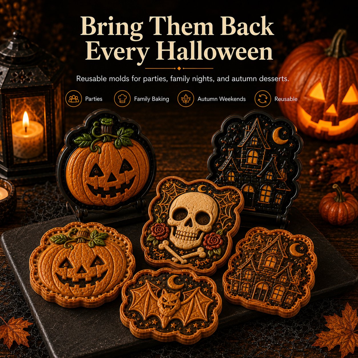 ๐ Halloween Mini Pie Mold Collection๐ Buy 2+ Get Free Shipping