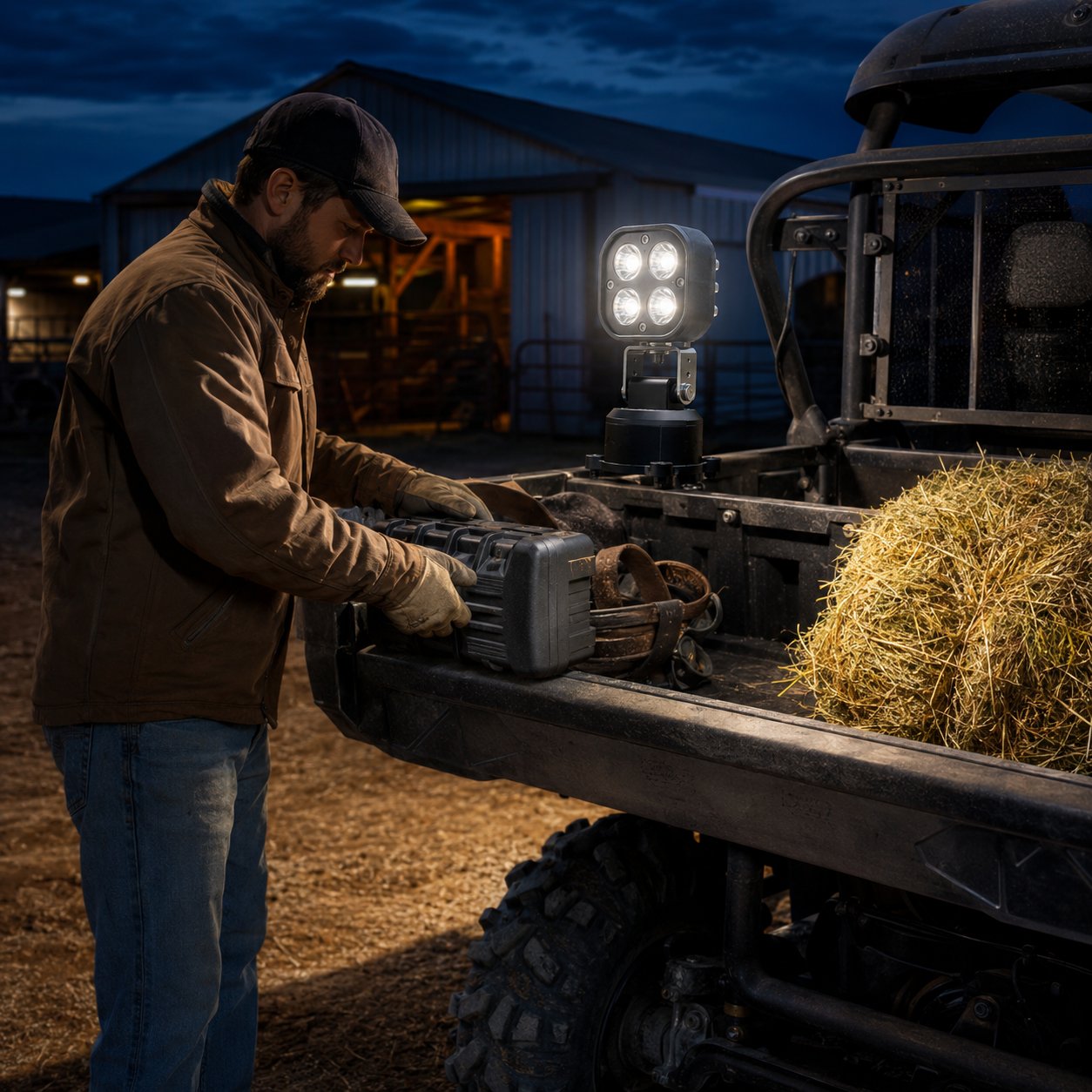 🚙 🔥Omni-Directional 360-degree rotation LED Pod Light