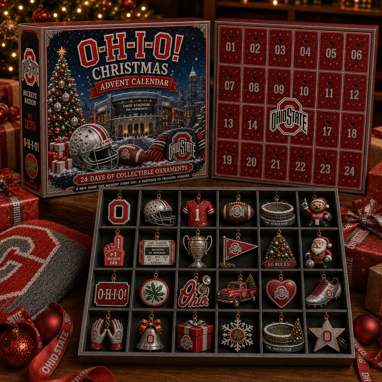 🎄 O-H-I-O! Football Christmas Advent Calendar