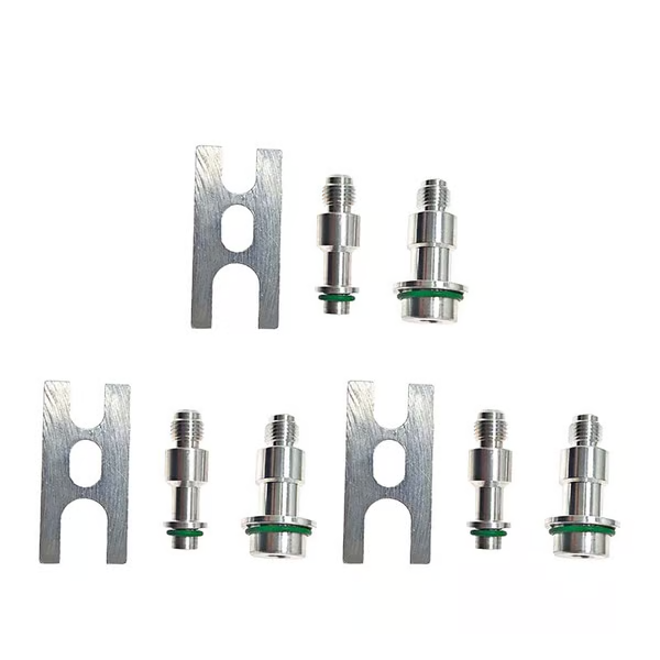 Car AC High Pressure Leak Test Plugs, Automotive Air Conditioning System Pressure Test Sealing Fittings for HVAC Technician Repair