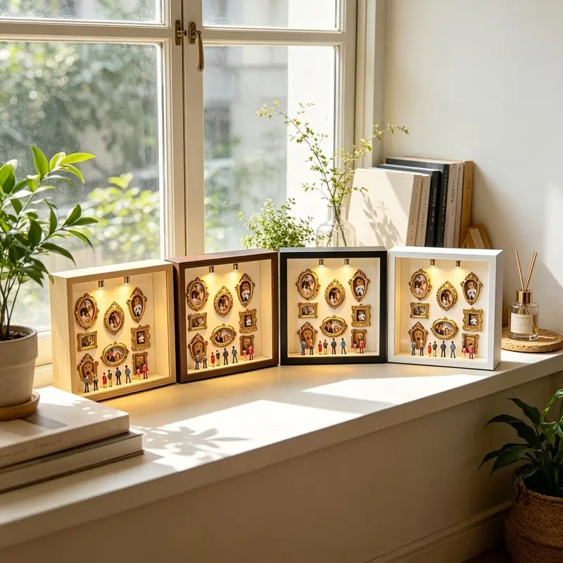 ✨DIY Mini Museum Silhouette Box – Celebrate Your Unique Memories in Style 💖