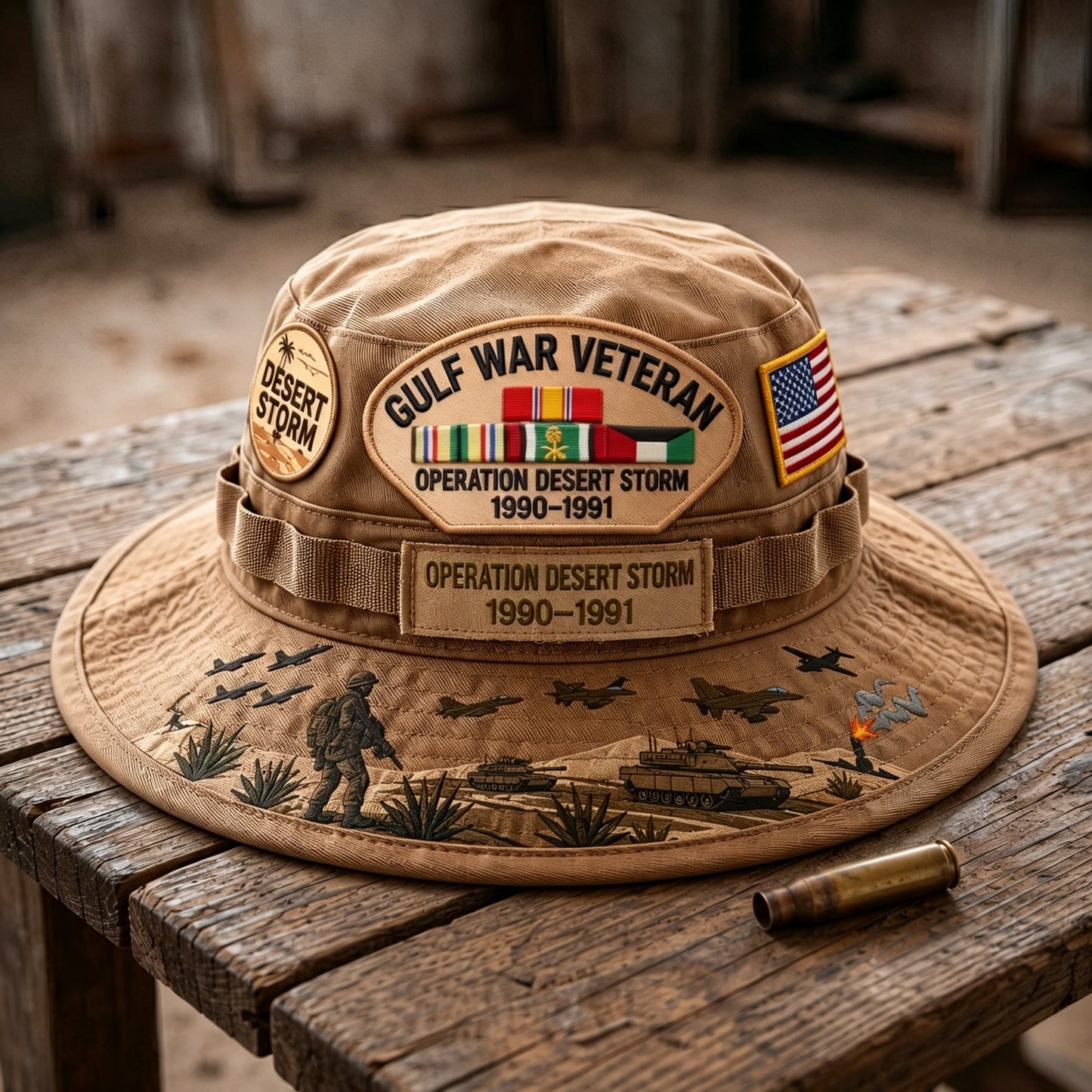 đēđ¸ Last Day Promo: 69% OFF đī¸ - Gulf War Veteran Desert Storm Tribute Boonie Hat