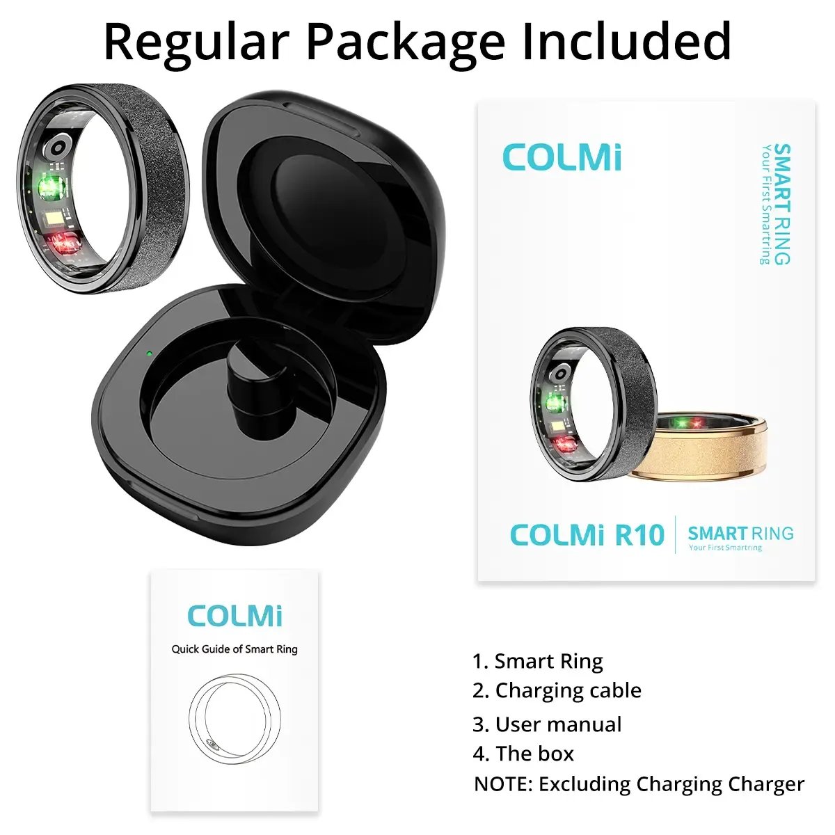 💍 Smart Ring 5ATM Waterproof – Women & Couples Wearable Fitness Smart Ring with App Tracking | Stylish Tech Gift for Him & Her