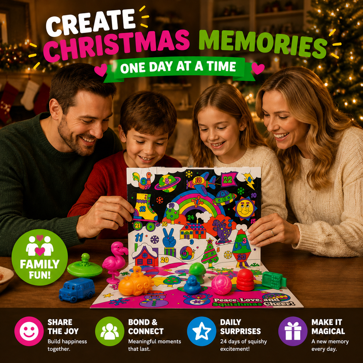 đ 24-Day Squishy Advent Calendar â A New Surprise Every Day đ