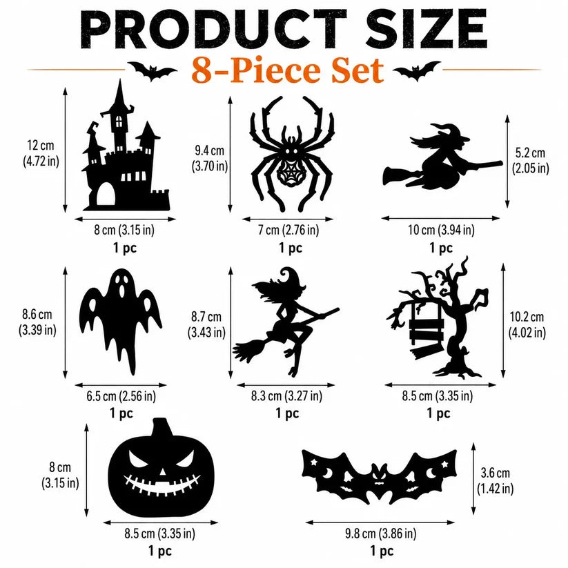 🔥2026 HOT SALE!! Halloween Glow in Dark Wall Stickers👻
