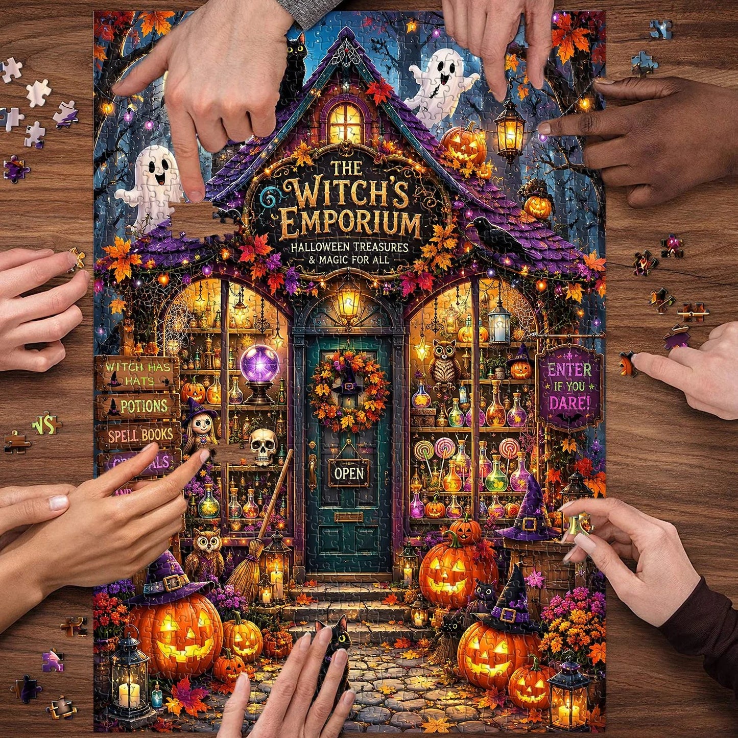 💥🏆The Witch’s Emporium Jigsaw Puzzle 1000 Pieces