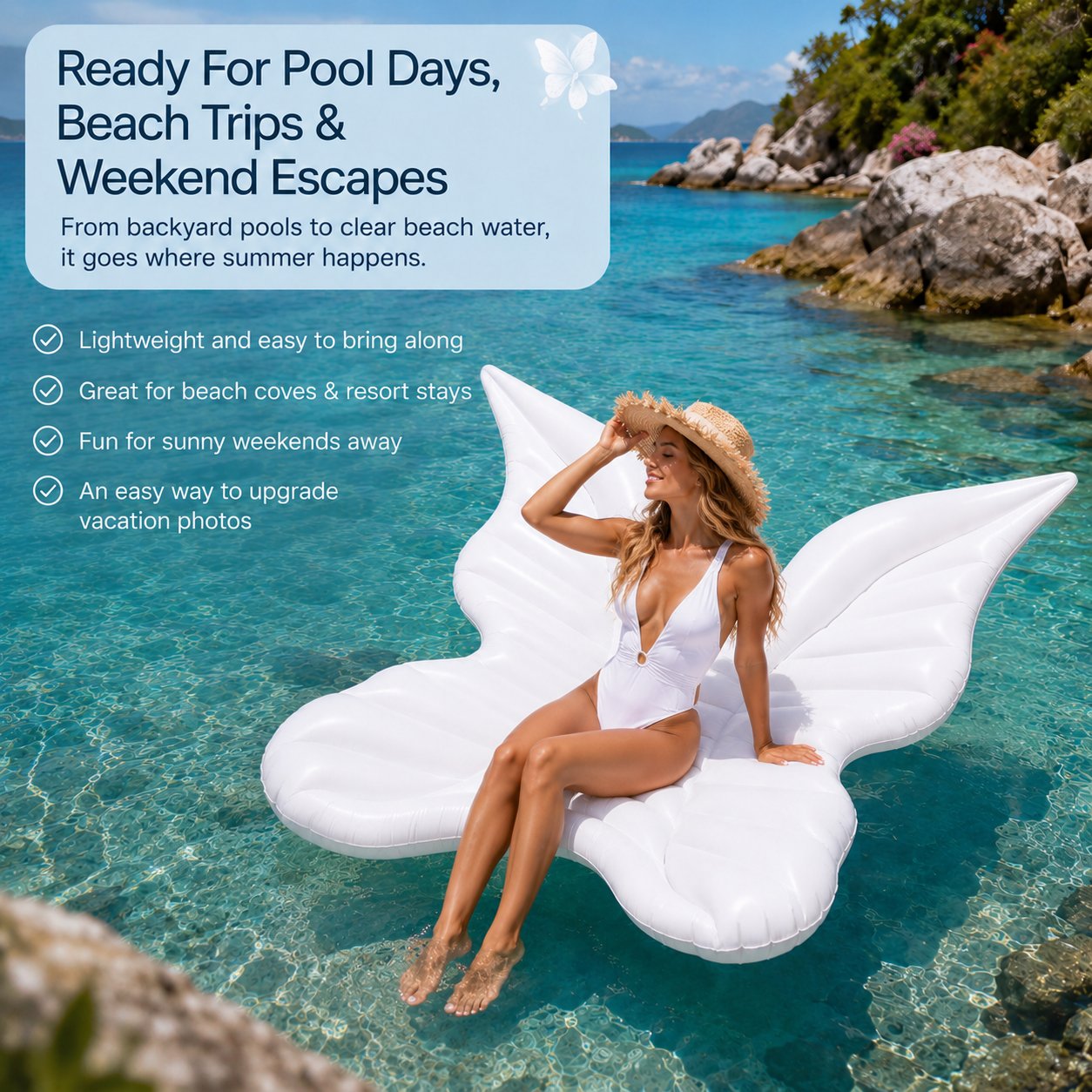 🦋Butterfly Wing Pool Float-🔥BUY 2 GET FREE SHIPPING🔥