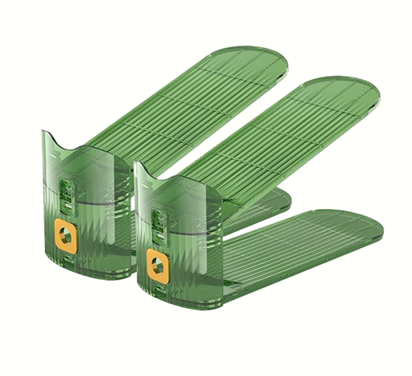 Shoe Organizer for Closet – Stackable Rack with Height Adjustment