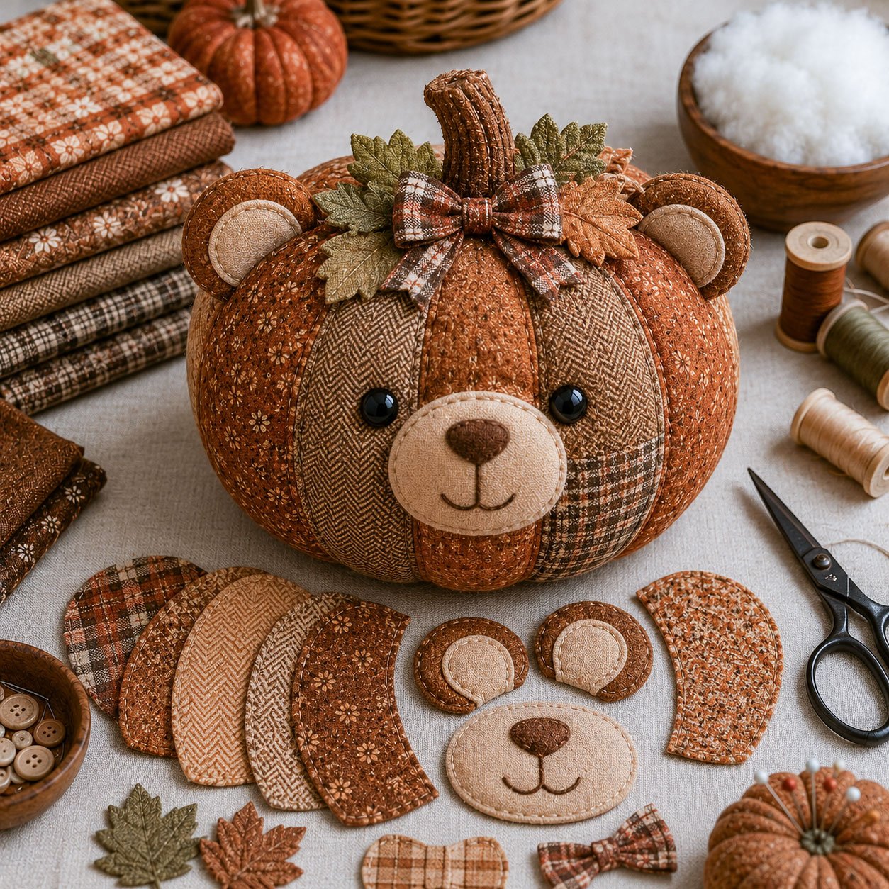 DIY Animal Pumpkin Sewing Kit