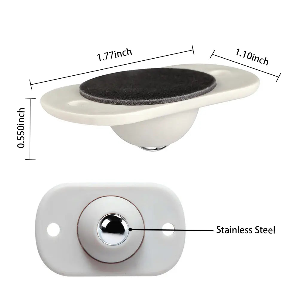 🔥8 Counts Self Adhesive Mini Caster Wheels,360 Degree Rotation,durable,Strong Load Low Noise Self Caster Wheels