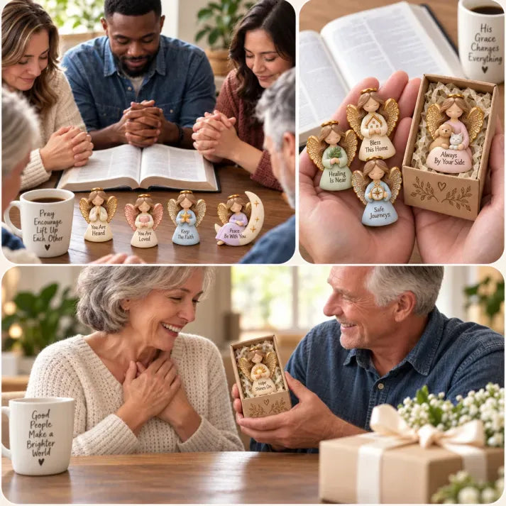 ๐ฅLast Day 50% OFF - ๐ผ๐12 Pocket Guardian Angels โ ๐Little Blessing Keepsake Gifts