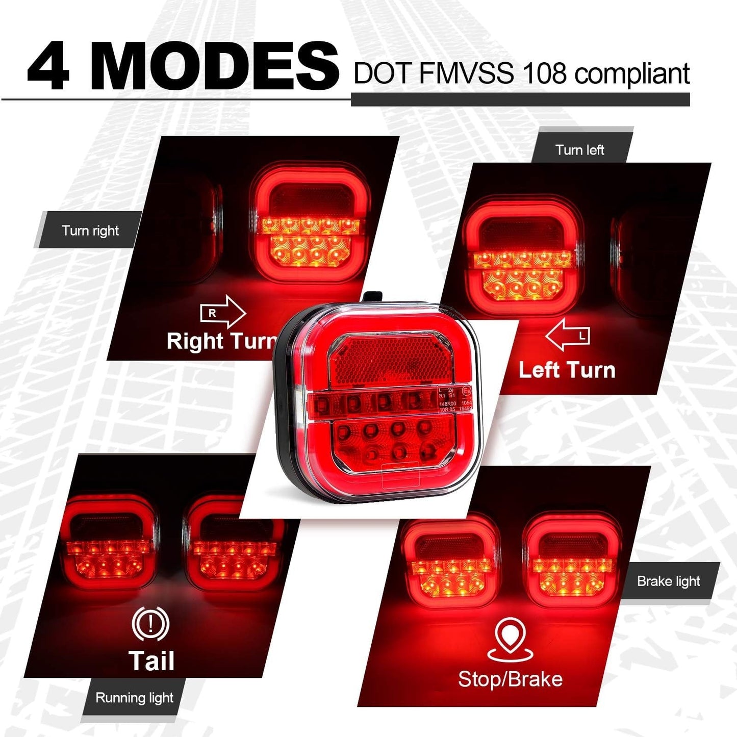 🔥2 Pack CAR LED TRAILER LIGHTS