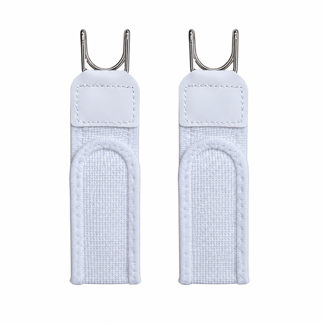 2PCS Adjustable Buckle-Free Elastic Belt, Invisible Metal Hook Waist Belt for Men & Women