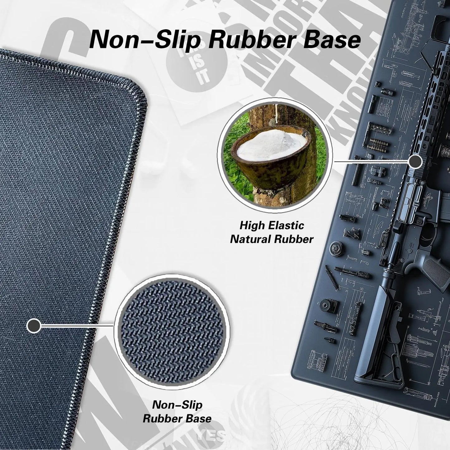 ๐ฑ๏ธ Decorative Mouse Pad โ Non-Slip & Washable