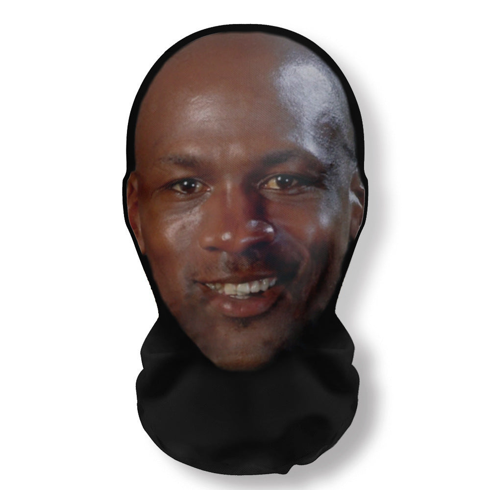 3Pcs Funny Printed Full Face Mesh Mask â Breathable Cosplay Hood for Parties & Street Style