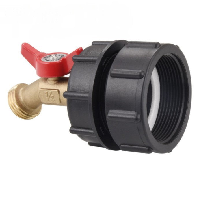 IBC Tote Adapter Kit With Brass Garden Hose Valve