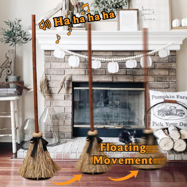 💥Halloween Sale 50% OFF🧙♀️🪄Floating Witch's Broom – Haunted Dancing Broom