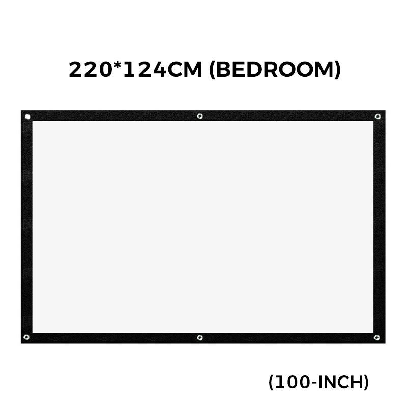 đē 50% OFF NOW! ⨠High Definition Projection Screen - 120-inch Diagonal with Matte White Surface for Crystal Clear Home Cinema Experience đŦđ