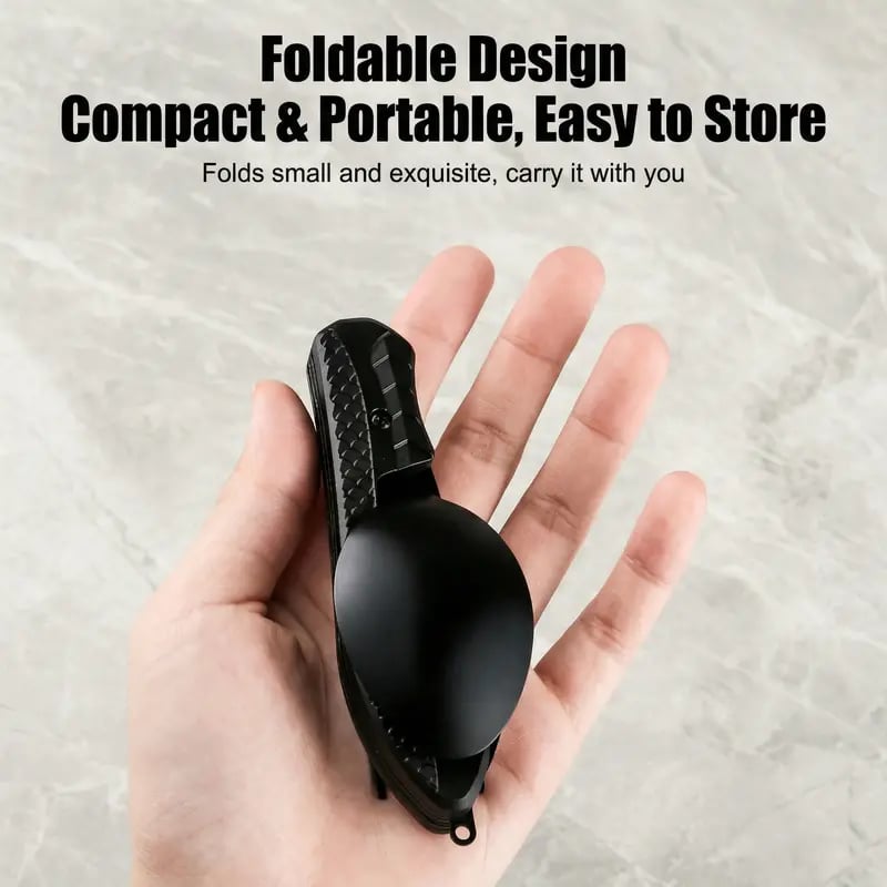 🍴 4-in-1 Detachable Folding Camping Utensil Set