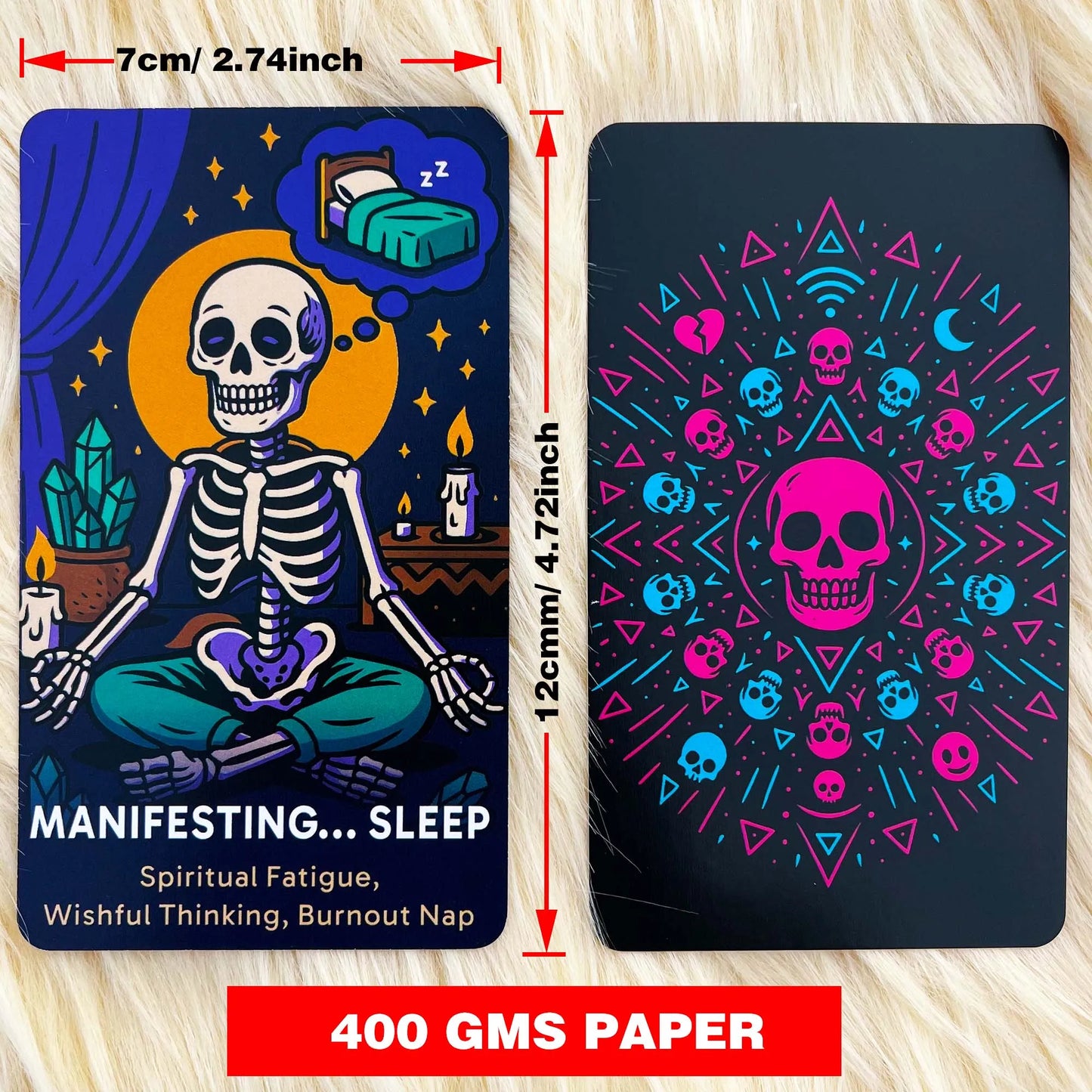 💀The Dead Inside Deck — 54 Cards of Skeletal Divination for the Emotionally Unstable | Spiritually Exhausted & Humorfully Unhealed
