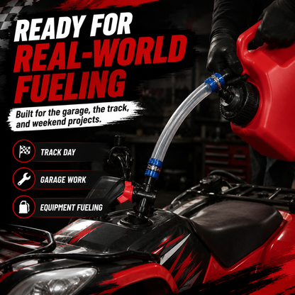⛽ Racing Fuel Can Upgrade Kit – No Spill Fuel Jug Nozzle Kit