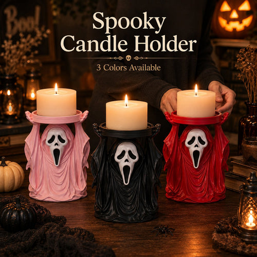 Ghostface Scream Candle Pedestal Holder