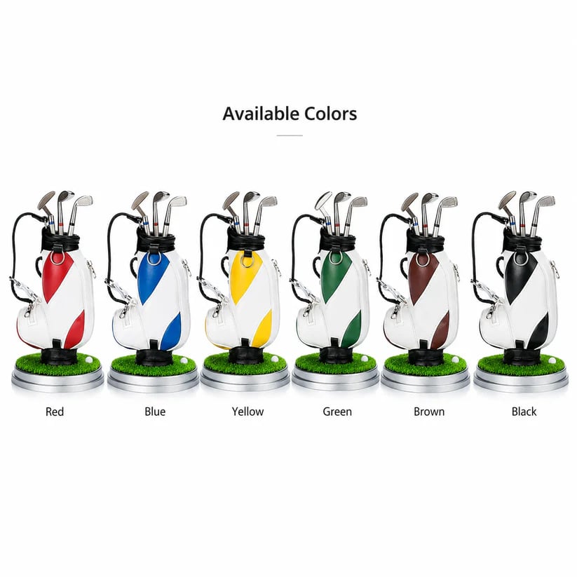 ⛳Bring the Fairway to Your Desk — Golf Pen Holder + 3-Pen Set