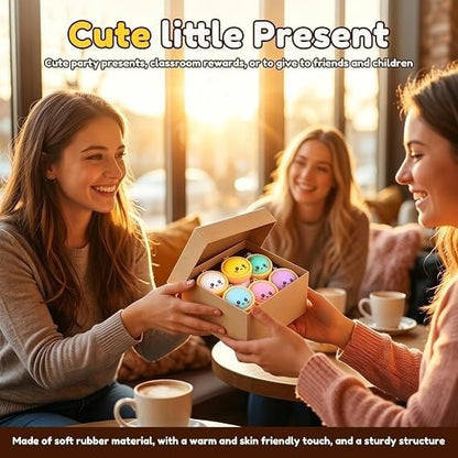 2026 Hot Sale🎀 Cute Dumpling Pressable Fidget Keychain – Adorable Stress Relief Charm