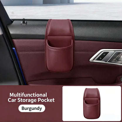📱 Car Phone Storage Pocket – Slim Organizer for Phones, Keys & Cards