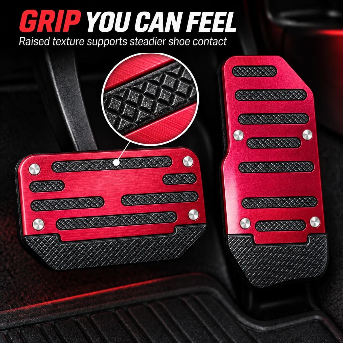 🚗NonSlip Universal Automatic Foot Brake Gas Cover Pad Pedal Accessories Car