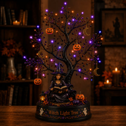 Halloween Enchanted Light Tree – LED Tabletop Decoration
