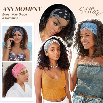 Womens Styling Retro Printed Headband - 🔥As low as $6.2 per piece