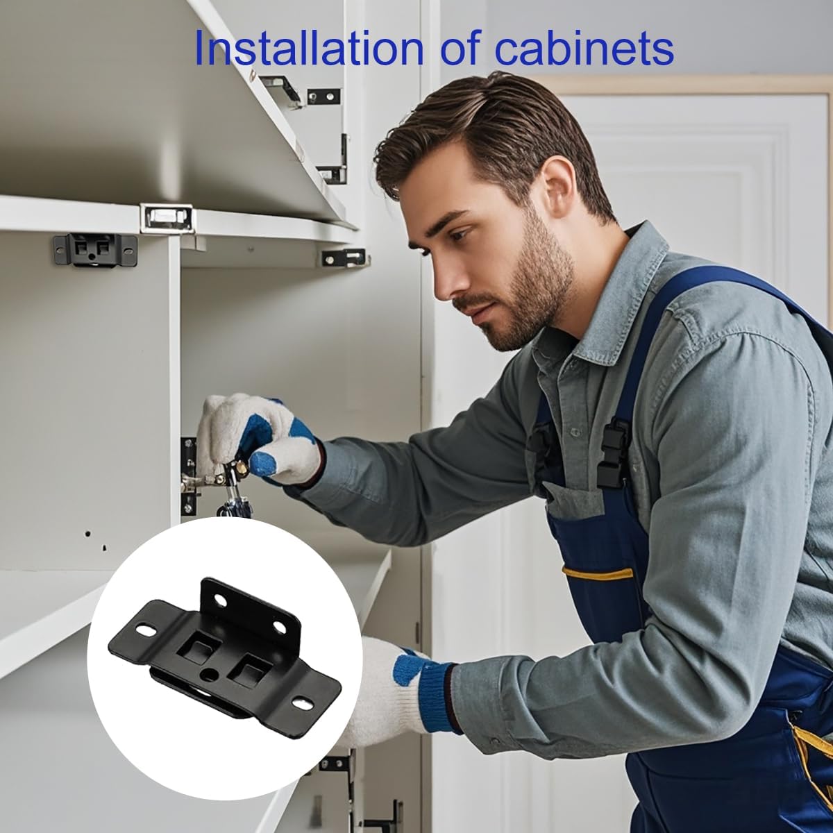 🛠️8 Pack Quick Fitting Furniture Joint Bracket