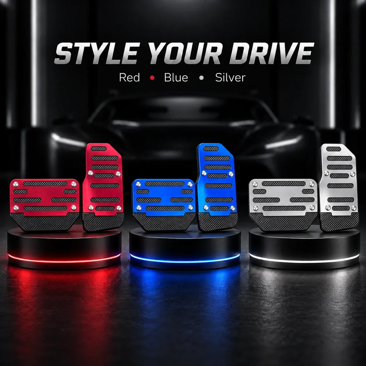 🚗NonSlip Universal Automatic Foot Brake Gas Cover Pad Pedal Accessories Car