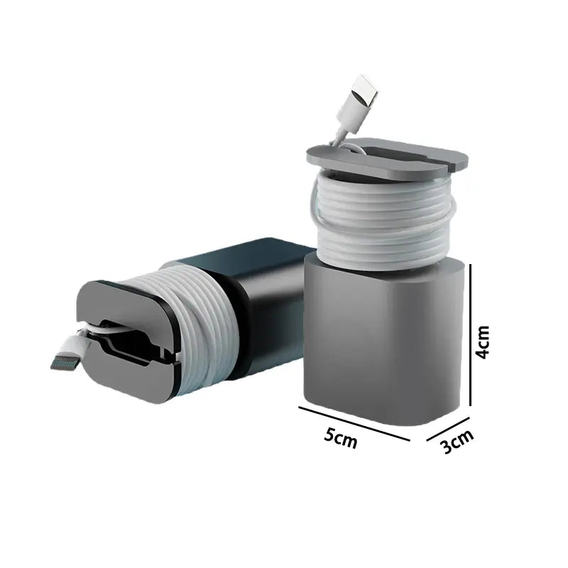 2-Pack Silicone Apple Charger Protector with Cord Wrap — Fits 18W & 20W Adapters