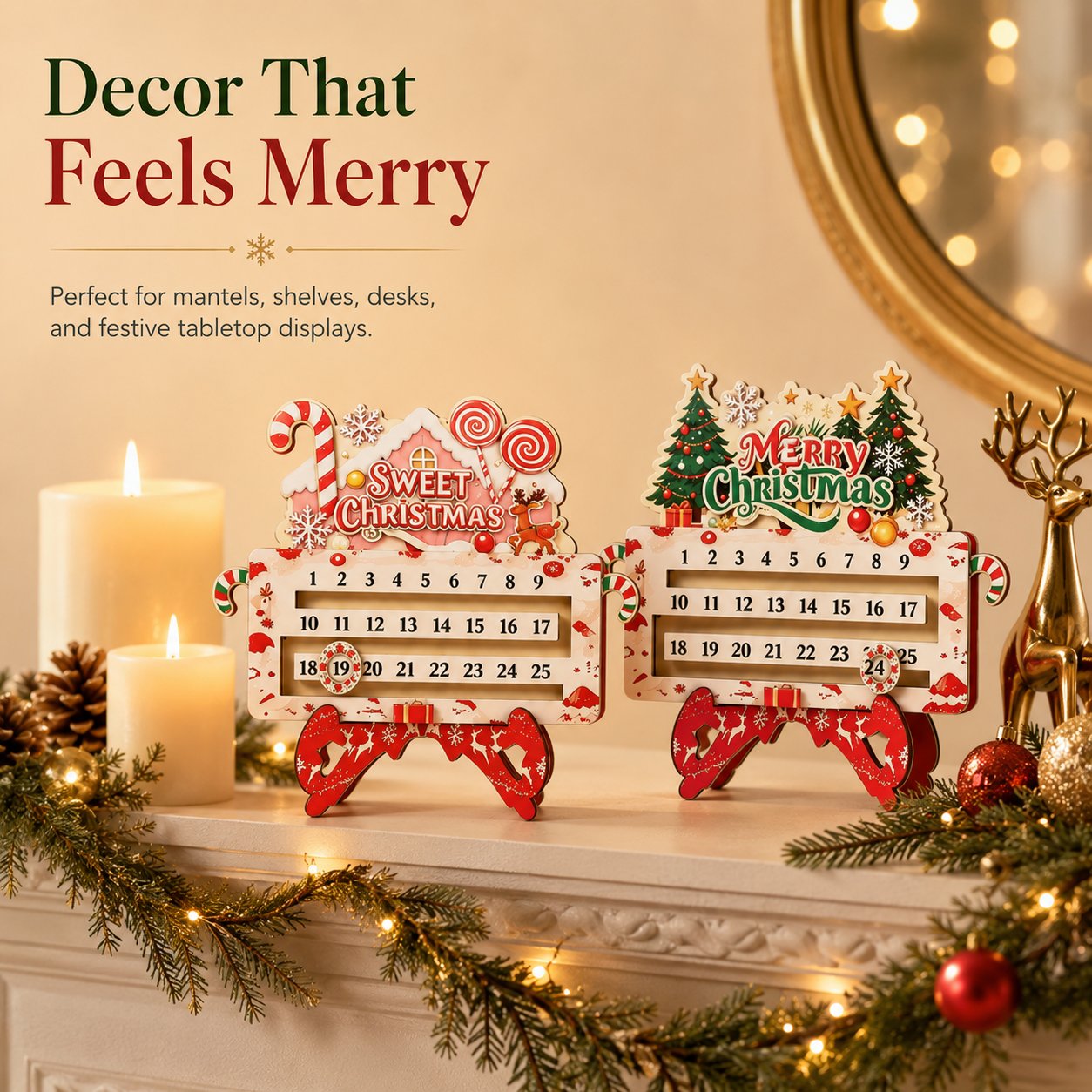 25-Day Christmas Countdown Ornament