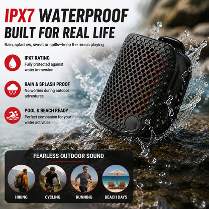 🏃Outdoor Clip-On Bluetooth Speaker I Waterproof Speakerfor Running & Cycling