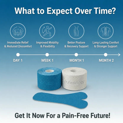🔥 LAST DAY 50% OFF – FDA-Registered Fast-Acting Shoulder & Knee Pain Relief Tape 💪🏃 Breathable & Sweatproof • Latex-Free🛡