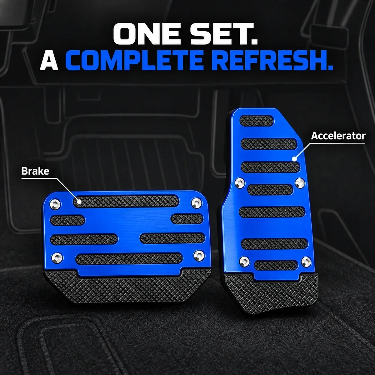 🚗NonSlip Universal Automatic Foot Brake Gas Cover Pad Pedal Accessories Car