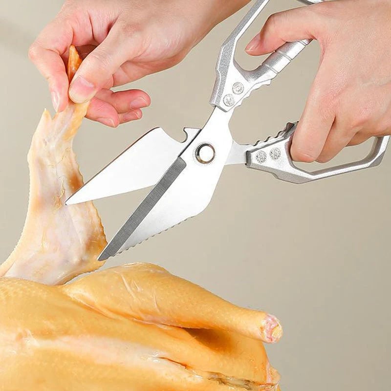 ✂️ BUY 2 GET 1 FREE! 🔥 Heavy-Duty Kitchen Scissors - Multi-Function & Dishwasher Safe, Perfect for Poultry, Herbs and Daily Use 🍗✨