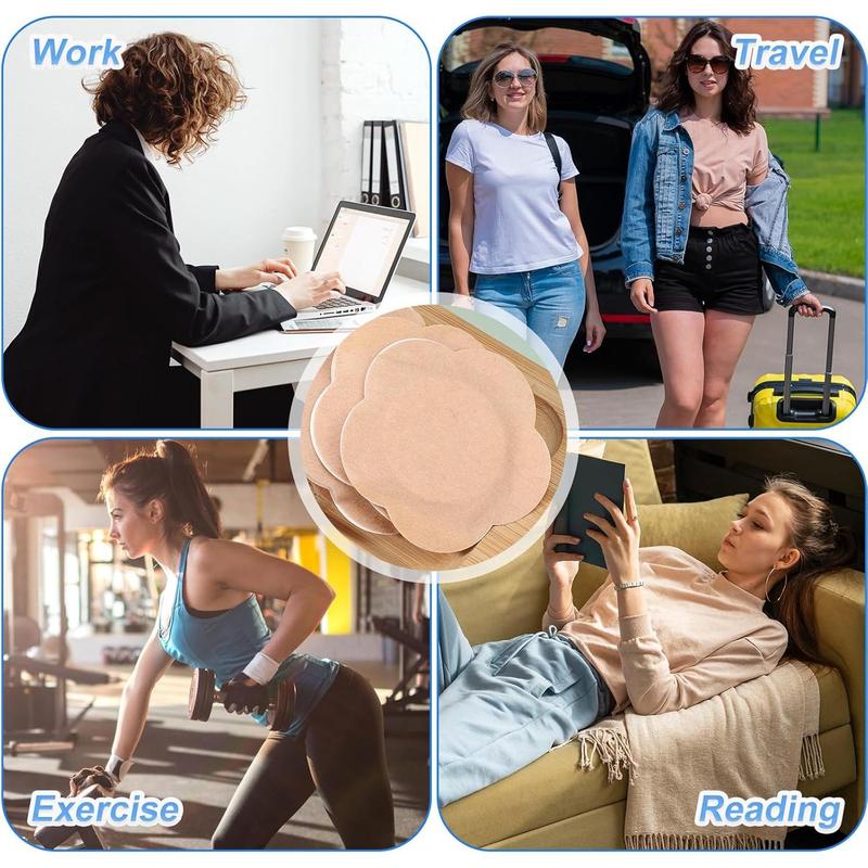 Belly button patch for work travel exercise and reading