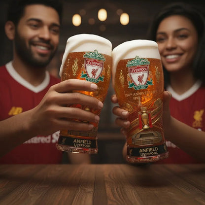 LFC Legacy Edition Pint Glass – 1892–2026 Crest & Liver Bird ⚽🔴