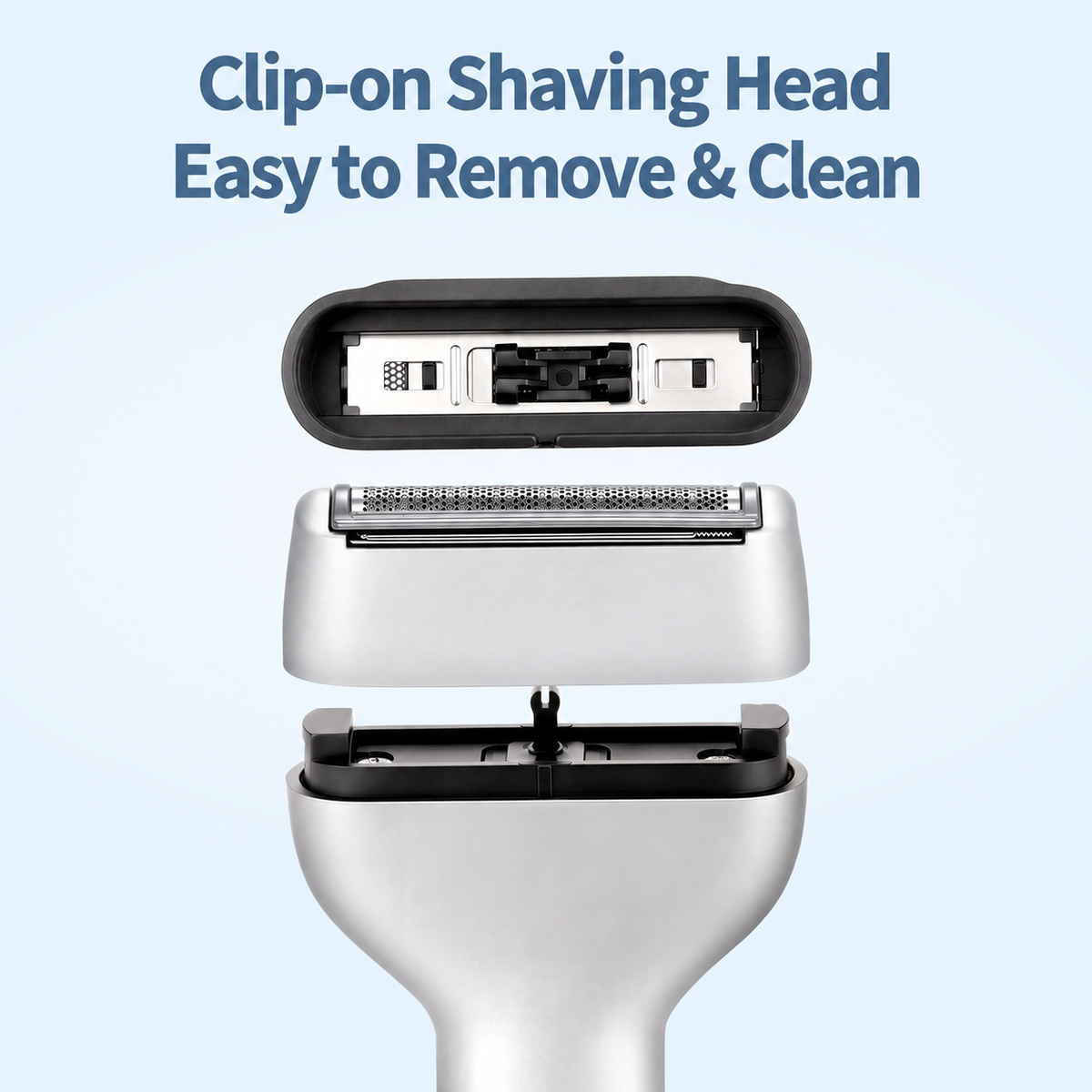 🔥Men's Rechargeable Foil Electric Shaver – Efficient Close Shaving, Cordless Portable Wet & Dry Beard Razor for Daily Grooming