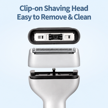 🔥Men's Rechargeable Foil Electric Shaver – Efficient Close Shaving, Cordless Portable Wet & Dry Beard Razor for Daily Grooming
