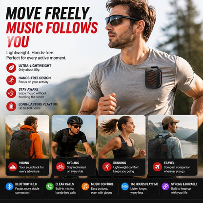 🏃Outdoor Clip-On Bluetooth Speaker I Waterproof Speakerfor Running & Cycling