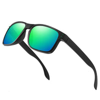 Black frame green film