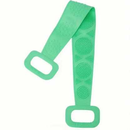 Silicone Bath Brush – Double-Sided Exfoliating Back Scrubber