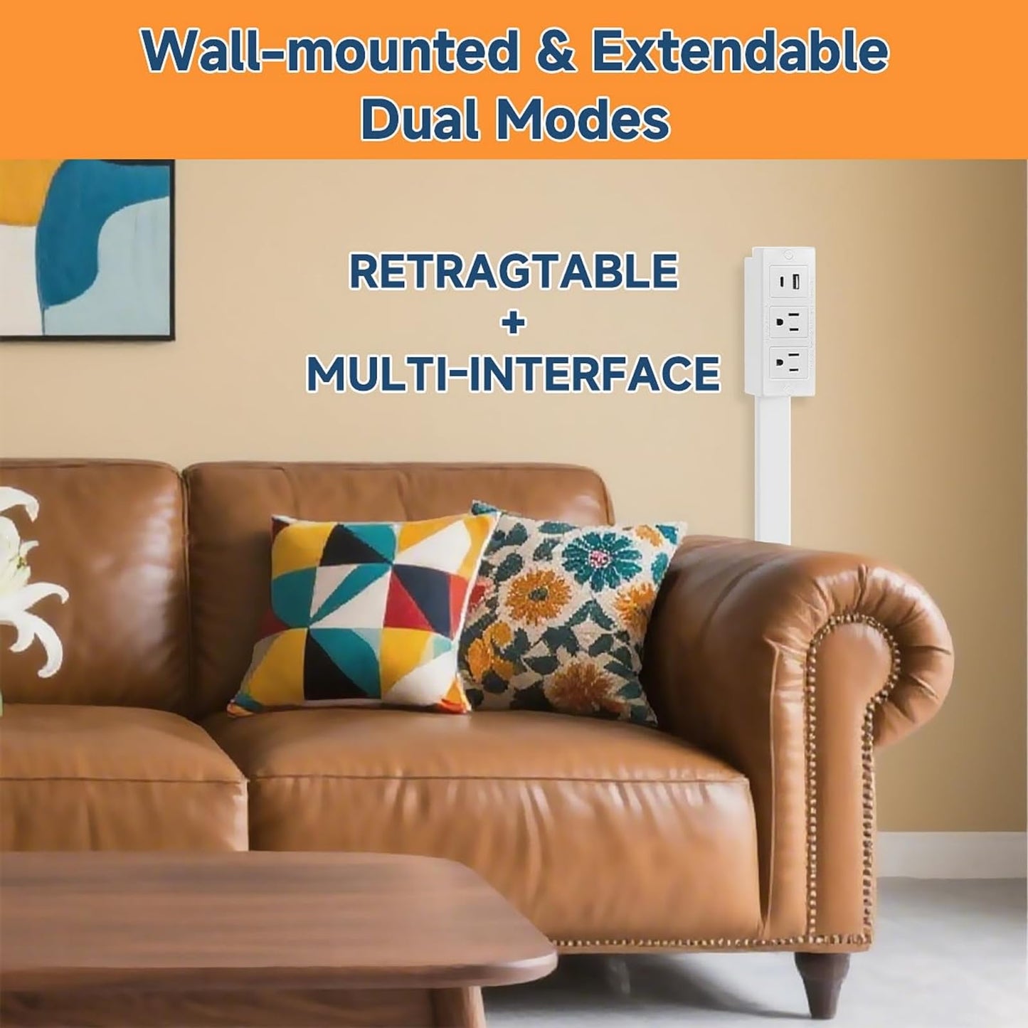 Last Day 49% OFF🔥Adjustable Electrical Outlet Extender Stick
