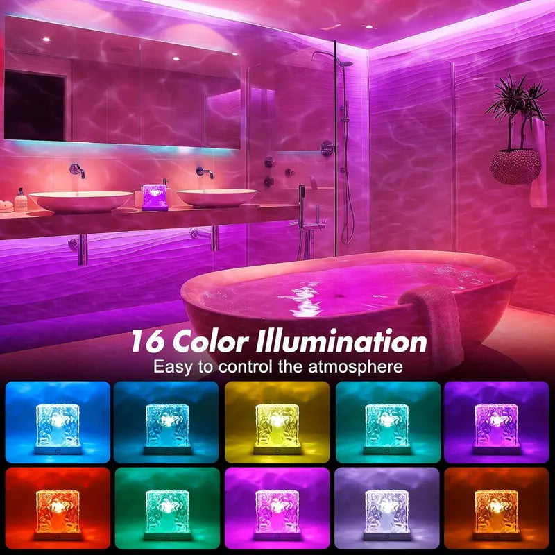 Dynamic Water Ripple Cube Ambient Lamp