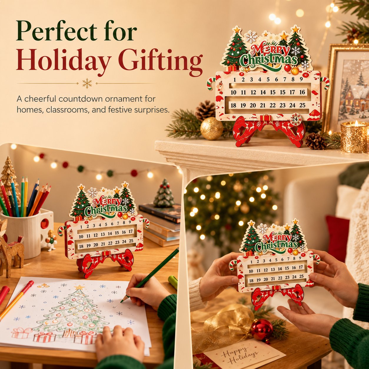 25-Day Christmas Countdown Ornament